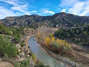 Guadalope en embalse de Calanda